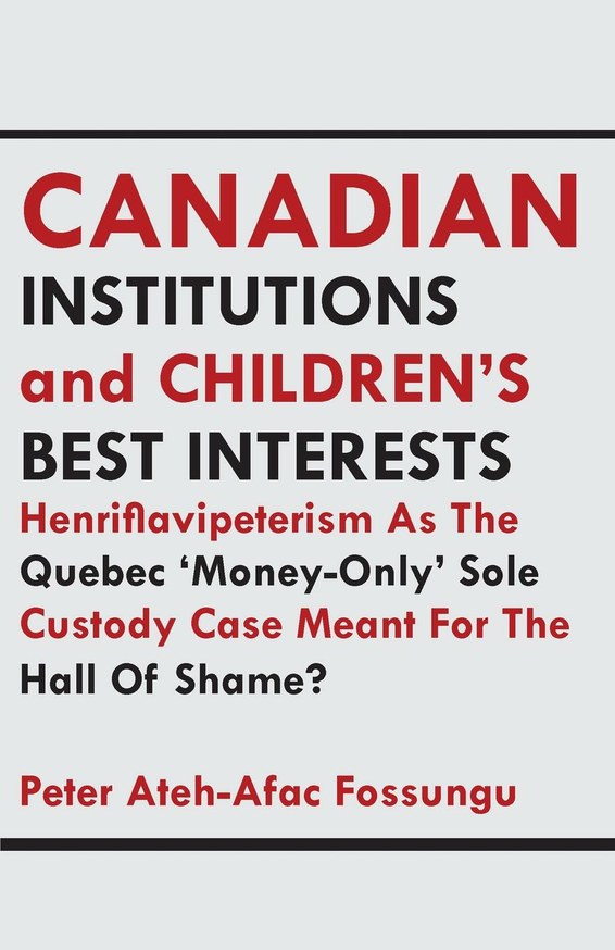 Canadian Institutions And Children's Best Interests