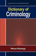 Dictionary of Criminology