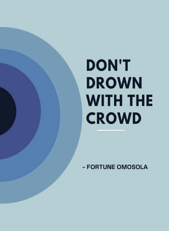 Don't Drown with the Crowd