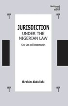 Jurisdiction Under Nigerian Law