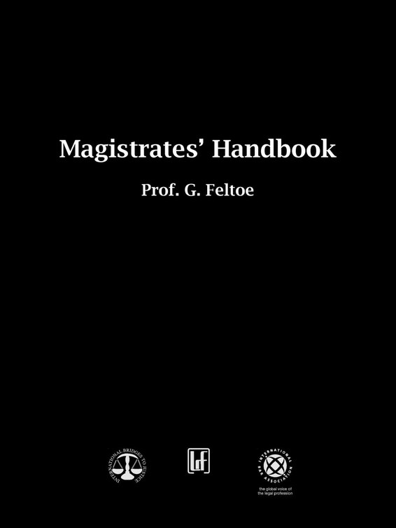Magistrates' Handbook
