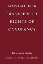 Manual for Transfers of Rights of Occupancy