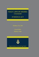 NIALS Laws of Nigeria. Evidence Act 2011