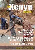 The Kenya Socialist Vol. 1